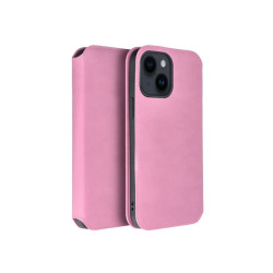 DUAL POCKET BOOK za iPhone 15 Plus roze