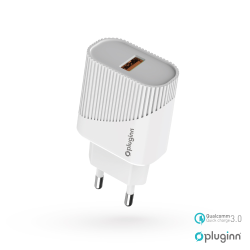Pluginn PI-D52S, QC3.0 18W + lightning USB