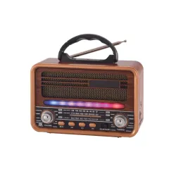 Prenosni retro RGB Bluetooth radio 7068BT