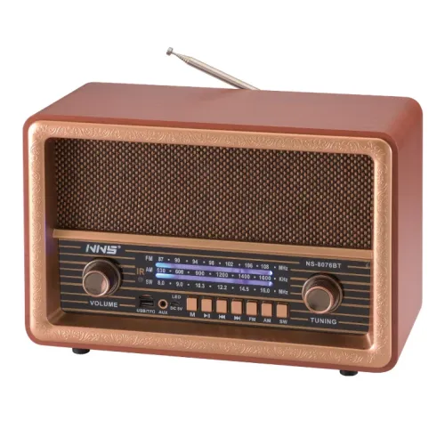 Retro RGB Bluetooth radio 8076BT
